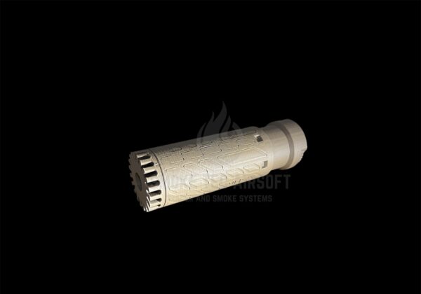 ZF Fire Suppressor 130x40 for PeqS Dark Earth